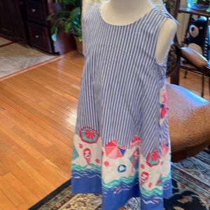 Girls sleeveless dress never worn great for the beaches